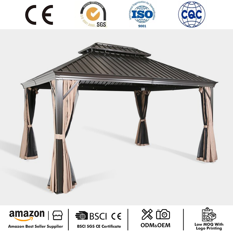 12' x 10' aluminiumsramme Hardtop Gazebo