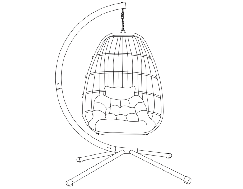 PATIO SWING CHAIR betjeningsvejledning