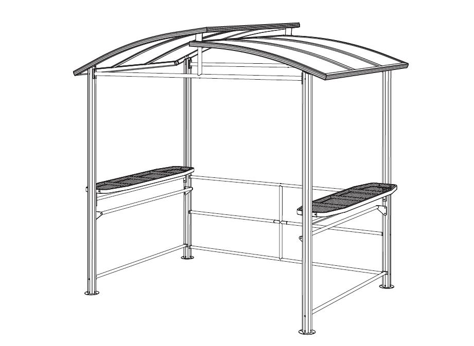 Sådan installeres grillpavillon 8 ft x 5 ft Hardtop Instruktioner