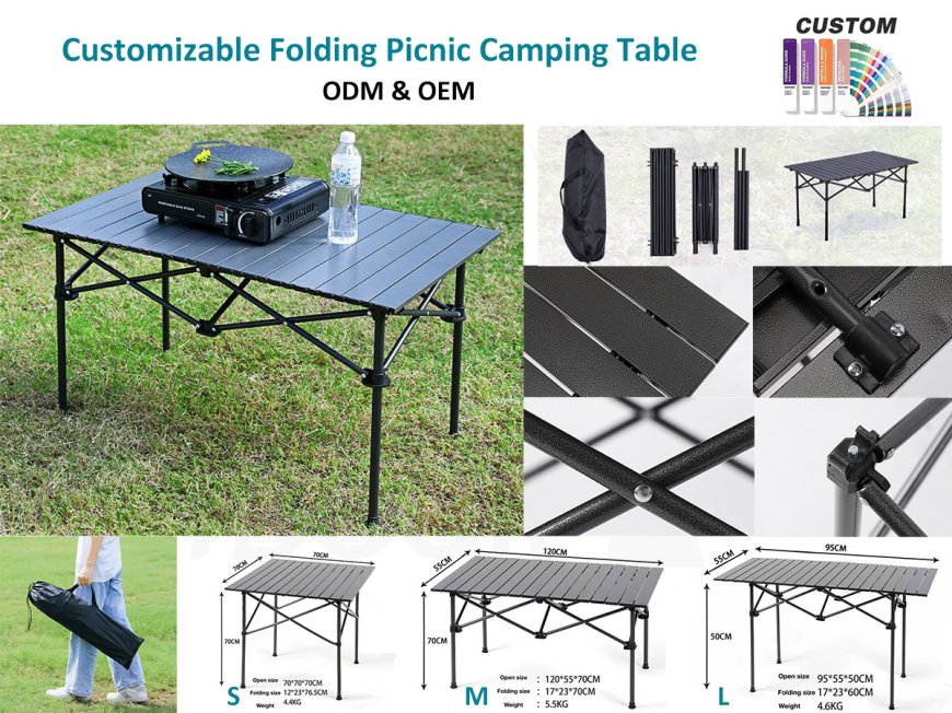 Hvorfor vælge dette campingbord i aluminium?