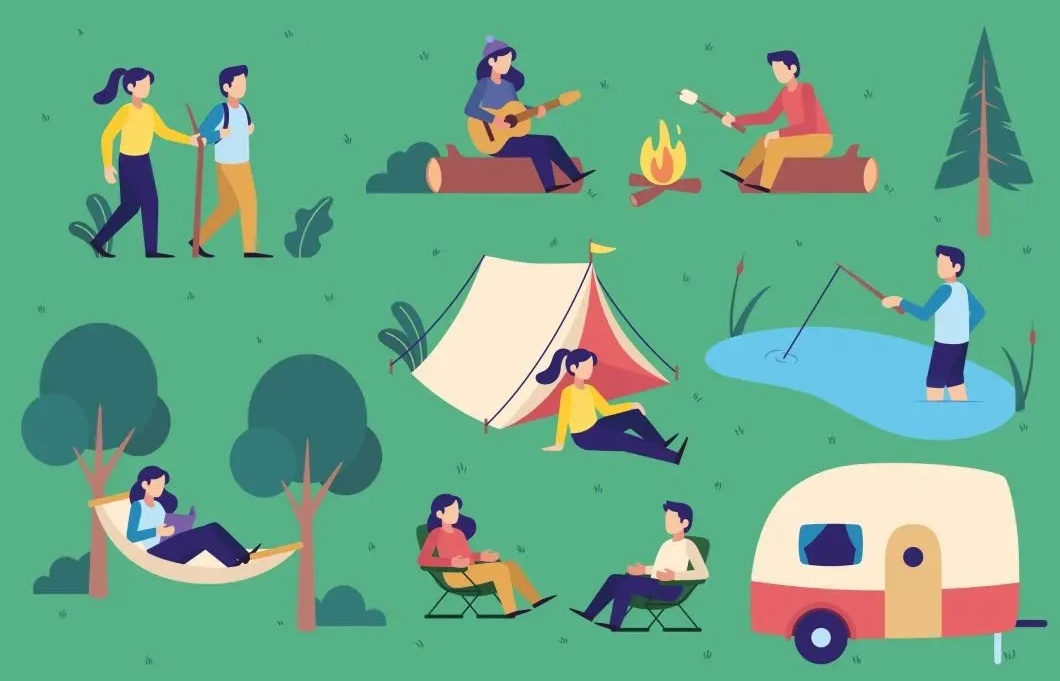 Hvad er forskellen mellem camping og camping？
