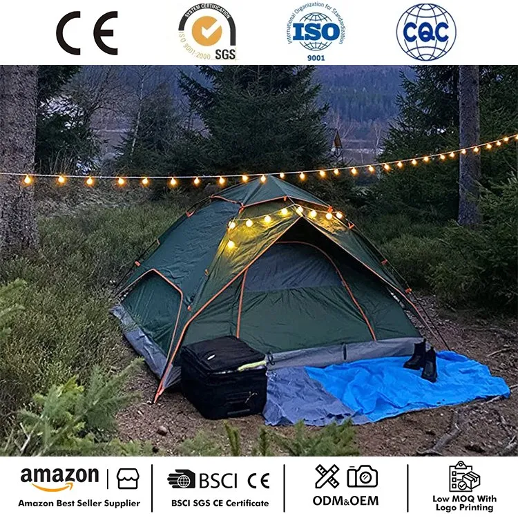 Hvad er forholdsreglerne for at oprette et campingtelt?