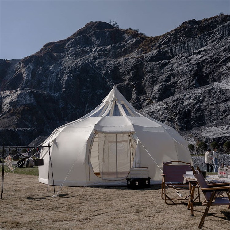 Hvilke fordele giver YMOUTDOOR Outdoor Canvas Bell Telt til Glamping-virksomheder?