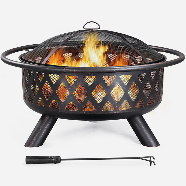 36'' Udendørs Iron Fire Pit