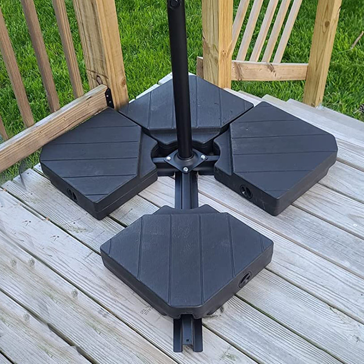 4 STK Cantilever Hængende Patio Paraply Base