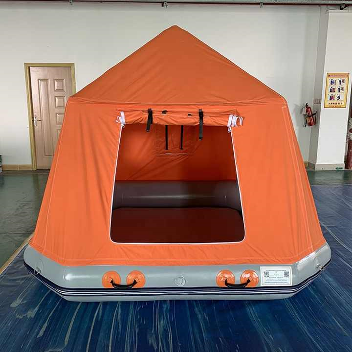 Camping oppusteligt flydende telt