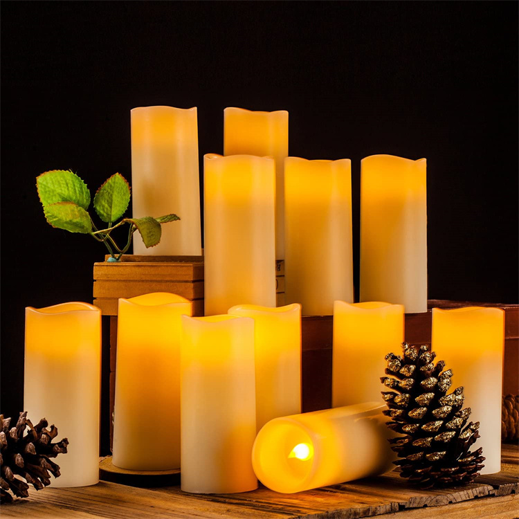 Flammefri LED falske stearinlys