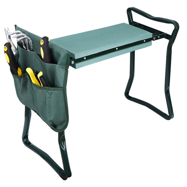 Garden Kneeler Foldesæde med værktøjstaske