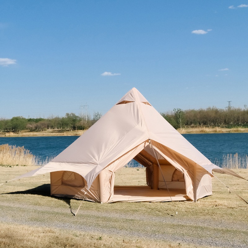 Oppustelig bomuldsklokke telt camping
