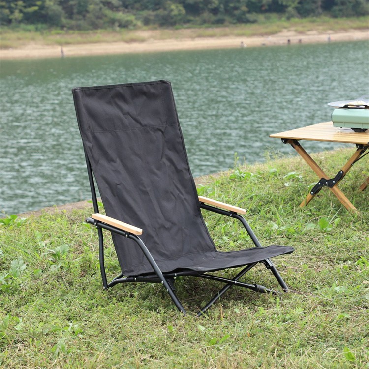 Lav strandcampingfoldningsstol