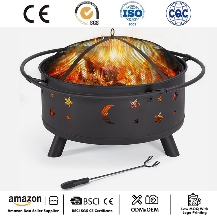 Udendørs 30'' Rund Fire Pit