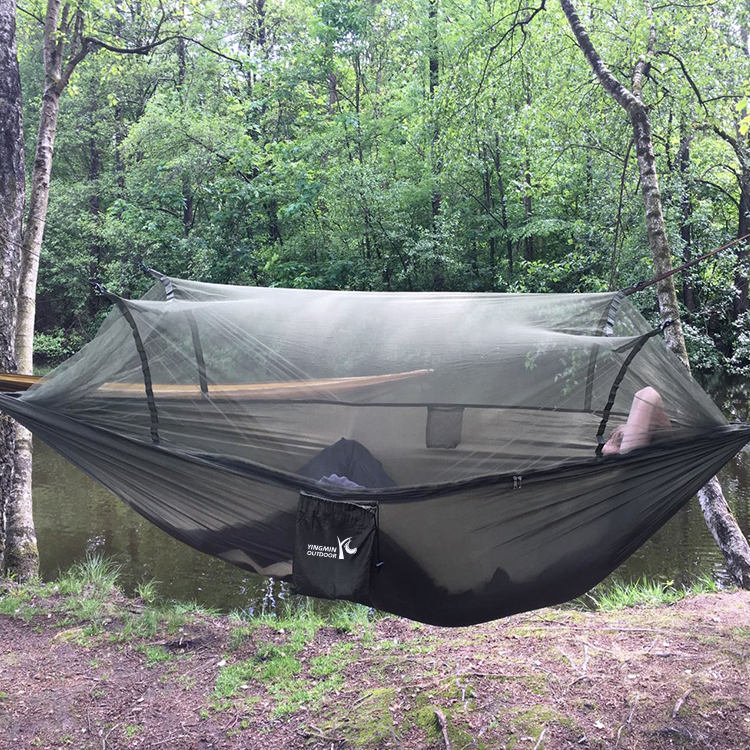Udendørs camping hængekøje med myggenet