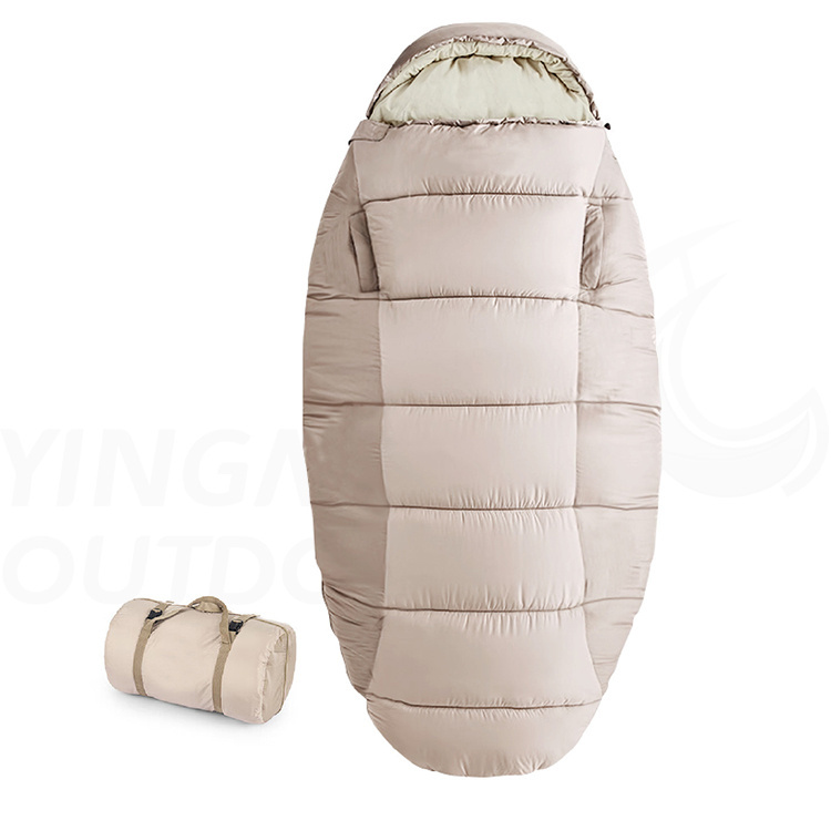 Oval bomuld sovepose