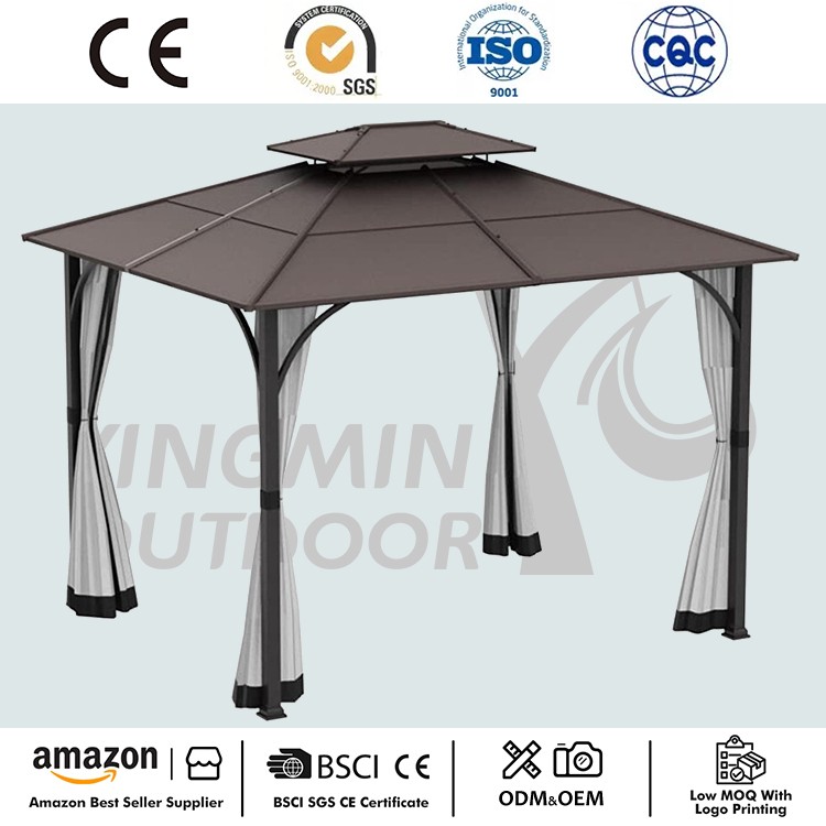 Terrasse Stålramme Hardtop Gazebo