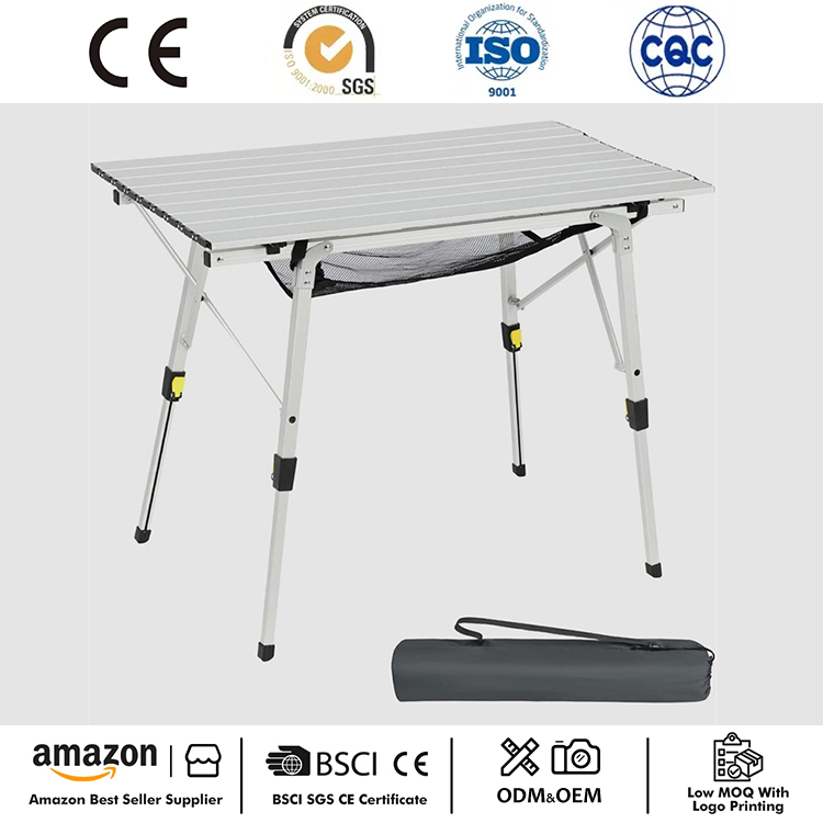 Bærbart aluminium folde campingbord