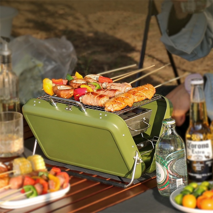 Bærbar BBQ -kuffert