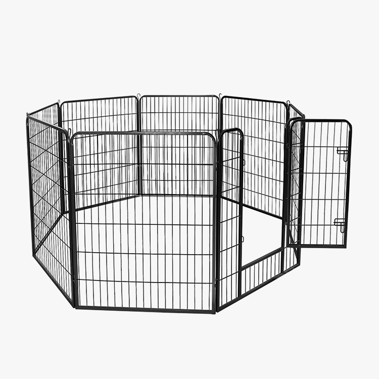 8 Paneler Metal Barrier Kennel Hegn