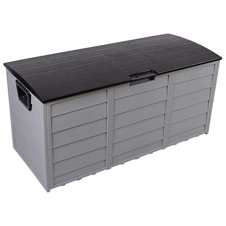 75 Gallons Resin Deck Box opbevaring med hjul